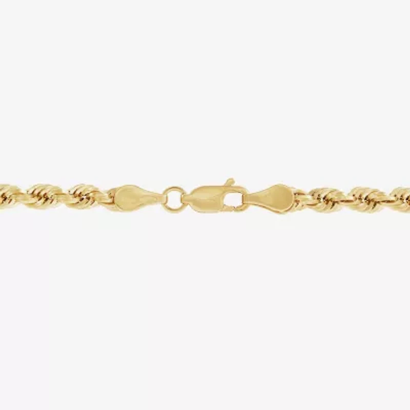 Limited Quantities! Womens 14K Gold 20 Inch Rope Chain Necklace