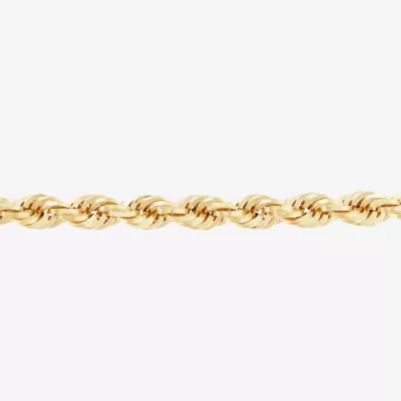 Limited Quantities! Womens 14K Gold 20 Inch Rope Chain Necklace