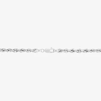 Limited Quantities! Womens 14K White Gold 24 Inch Rope Chain Necklace