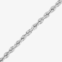 Limited Quantities! Womens 14K White Gold 24 Inch Rope Chain Necklace