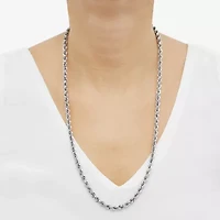 Limited Quantities! Womens 10K White Gold 26 Inch Rope Chain Necklace