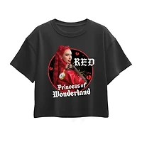 Disney Collection Little & Big Kid Girls Round Neck Short Sleeve Descendants Graphic T-Shirt