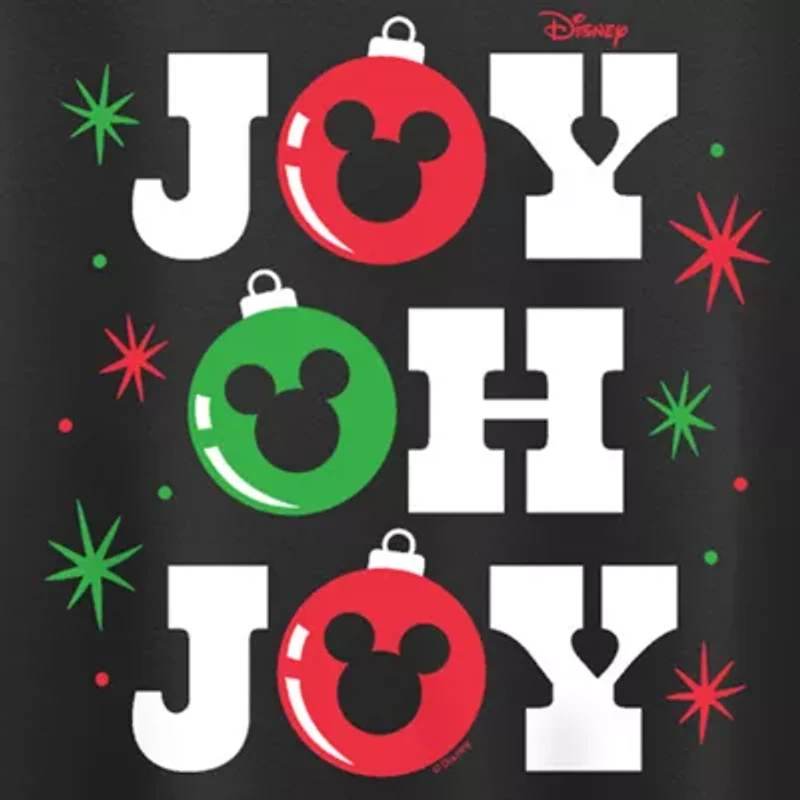 Disney Collection Little & Big Kid Girls Round Neck Short Sleeve Mickey Mouse Graphic T-Shirt