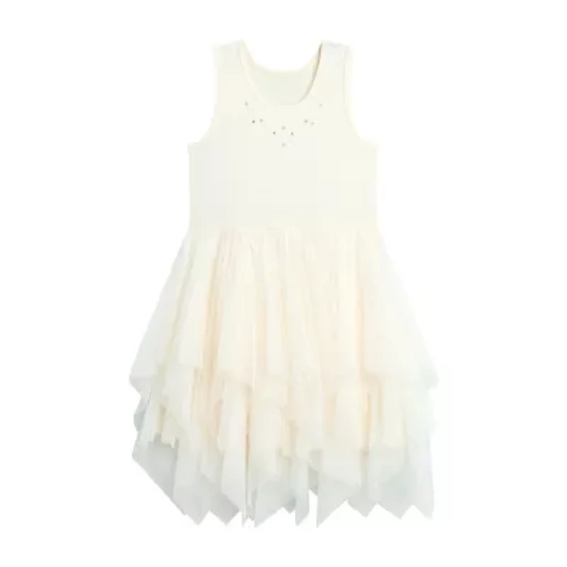 Knit Works Little Girls Floral 2-pc. Dress Set