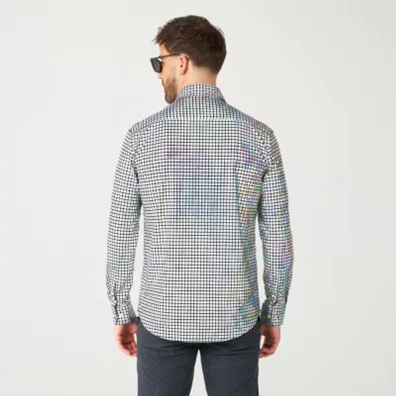 Opposuits Discoballer Mens Long Sleeve Dress Shirt