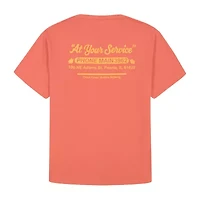 CAT Heavy Weight Mens Crew Neck Short Sleeve Graphic T-Shirt