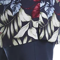 Cubavera Mens Short Sleeve Regular Fit Big and Tall Button-Down Shirt