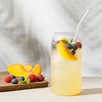 Gibson Home Zadie 10-pc. Glass Tumbler and Straw Set