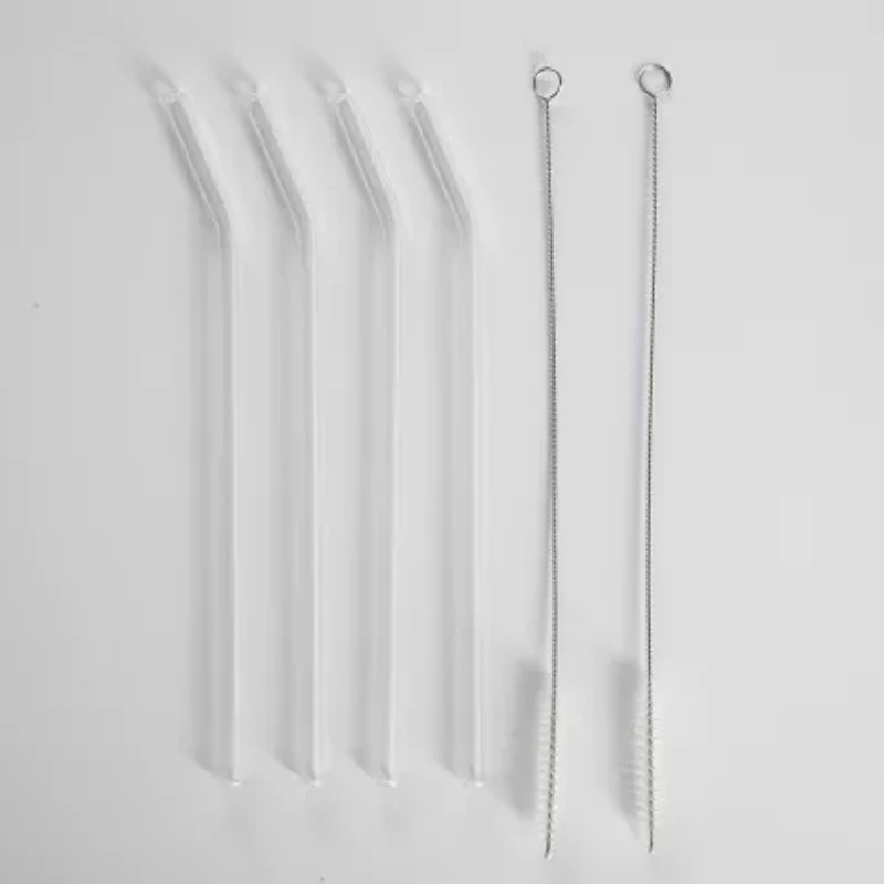 Gibson Home Zadie 10-pc. Glass Tumbler and Straw Set