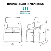 Martha Stewart London Upholstered Dining Chair