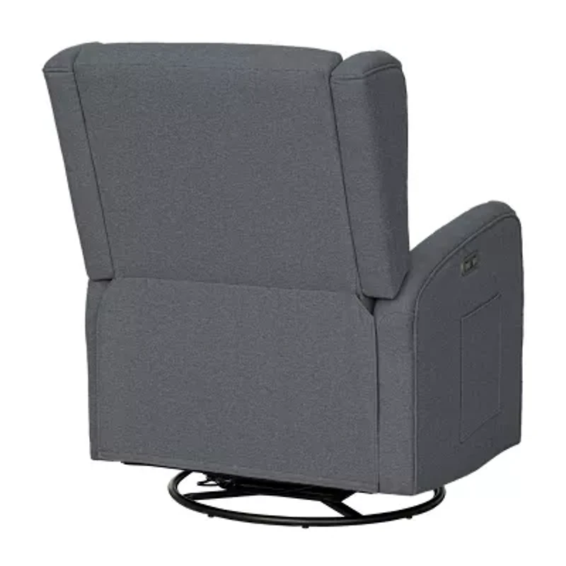 Madison Park Curved Slope-Arm Recliner