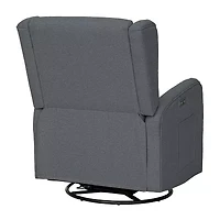 Madison Park Curved Slope-Arm Recliner