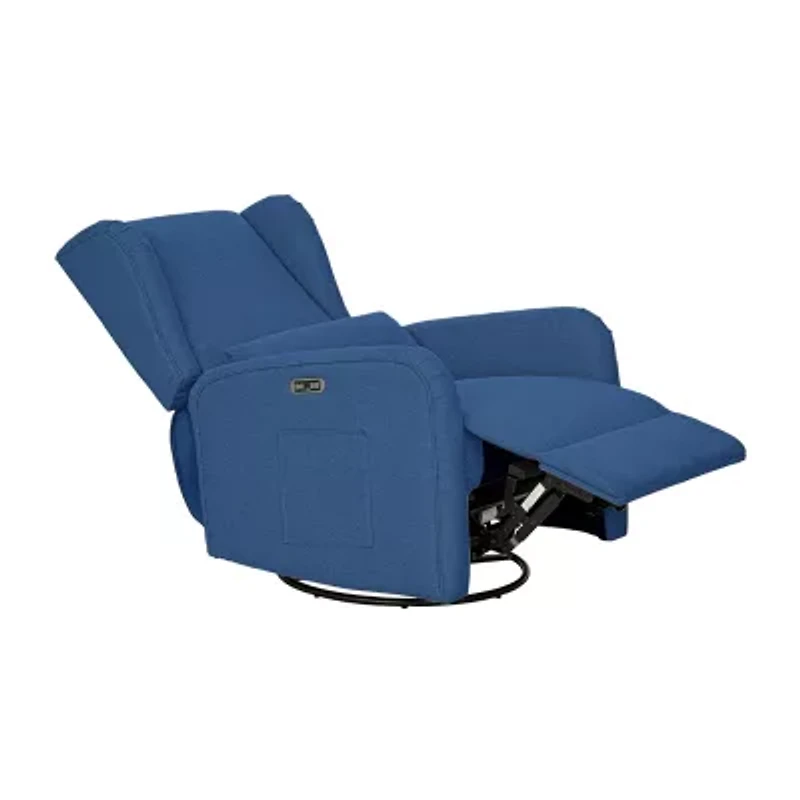 Madison Park Curved Slope-Arm Recliner
