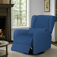 Madison Park Curved Slope-Arm Recliner