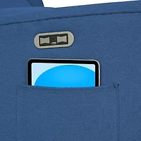 Madison Park Curved Slope-Arm Recliner