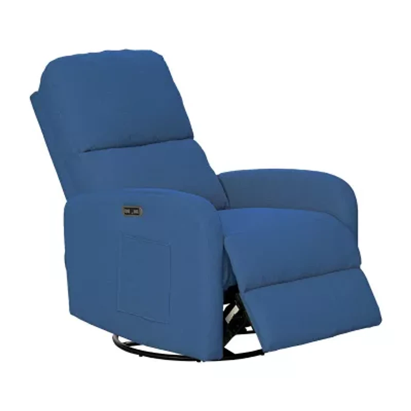 INK+IVY Curved Slope-Arm Recliner