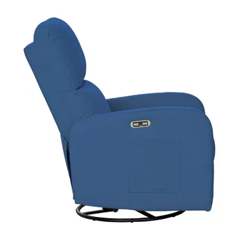 INK+IVY Curved Slope-Arm Recliner