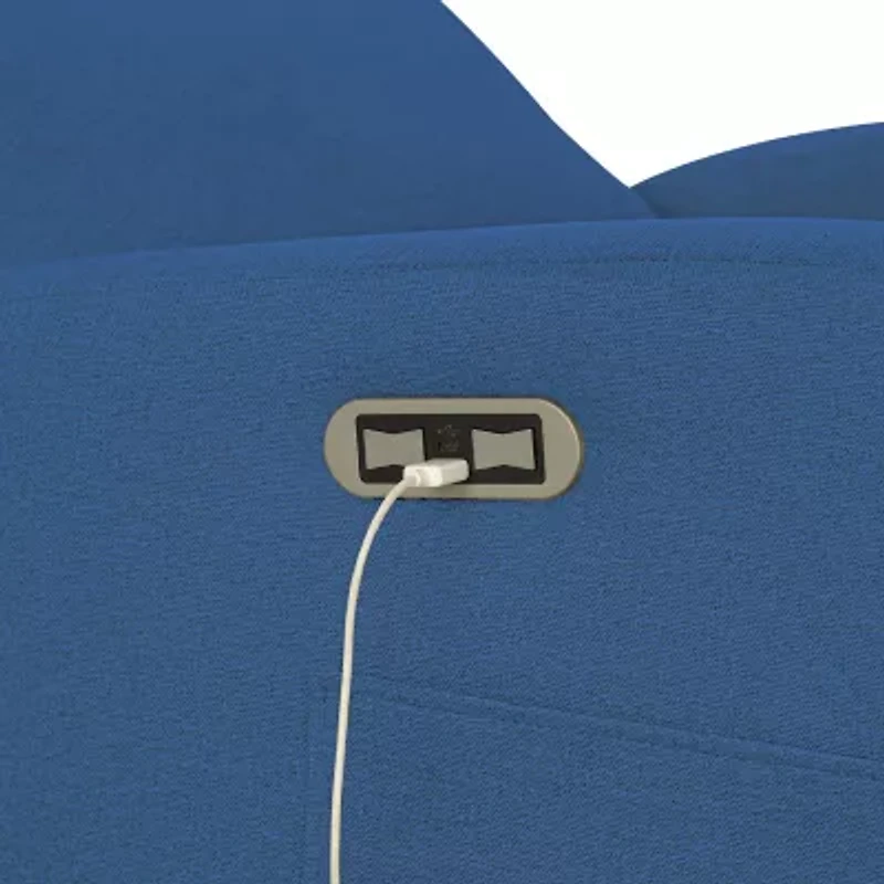 INK+IVY Curved Slope-Arm Recliner