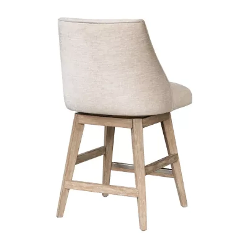 Martha Stewart Winfield Swivel Counter Counter Height Bar Stool