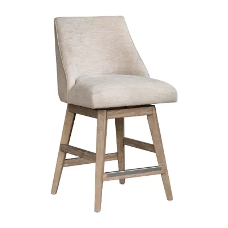 Martha Stewart Winfield Swivel Counter Counter Height Bar Stool