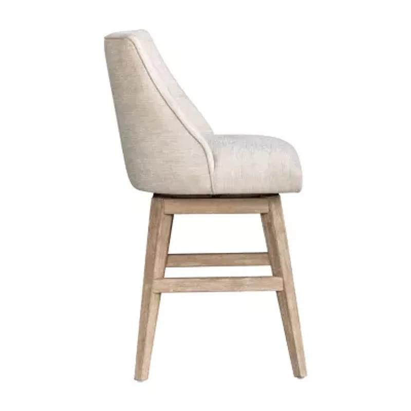 Martha Stewart Winfield Swivel Counter Counter Height Bar Stool