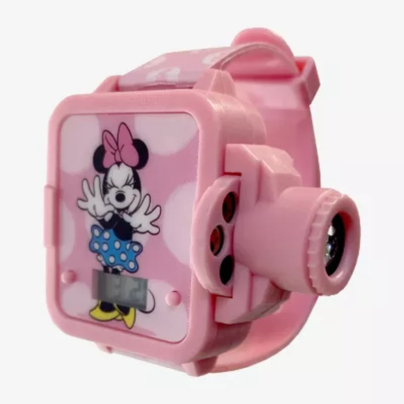 Disney Minnie Mouse Boys Pink Strap Watch Mn4527jc