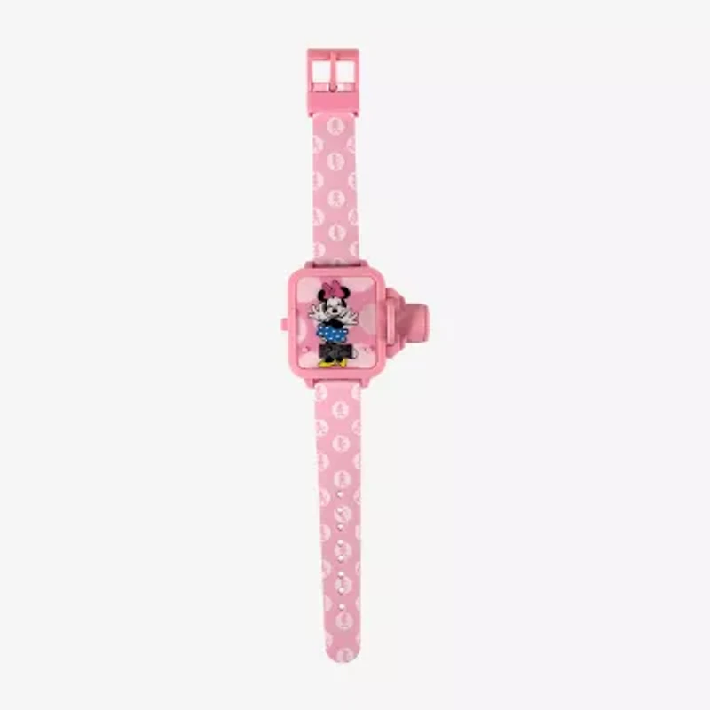 Disney Minnie Mouse Boys Pink Strap Watch Mn4527jc