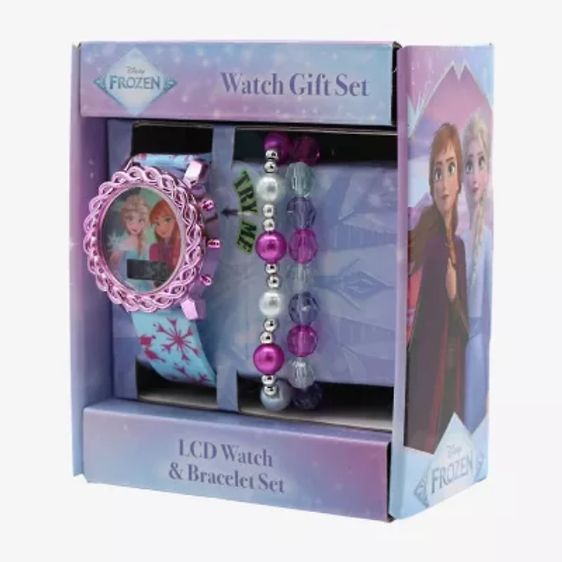 Disney Frozen Girls Blue 3-pc. Watch Boxed Set Fzn45188jc