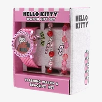 Hello Kitty Girls Pink 3-pc. Watch Boxed Set Hk40071jc