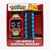 Pokeman Boys Multicolor 2-pc. Watch Boxed Set Pok40081jc