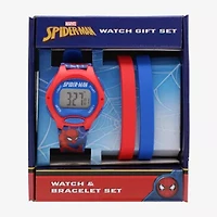 Spiderman Boys Multicolor 4-pc. Watch Boxed Set Spd40200jc