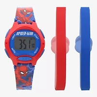 Spiderman Boys Multicolor 4-pc. Watch Boxed Set Spd40200jc