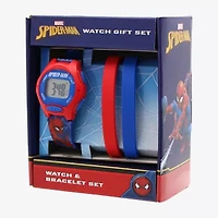 Spiderman Boys Multicolor 4-pc. Watch Boxed Set Spd40200jc