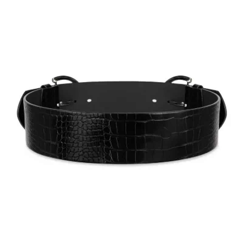 JS Jessica Simpson 2.5" Double Bucke Womens Belt