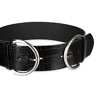 JS Jessica Simpson 2.5" Double Bucke Womens Belt