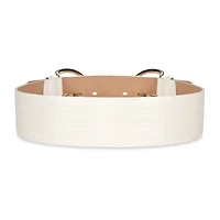 JS Jessica Simpson 2.5" Double Bucke Womens Belt