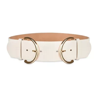 JS Jessica Simpson 2.5" Double Bucke Womens Belt