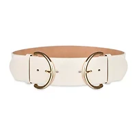 JS Jessica Simpson 2.5" Double Bucke Womens Belt