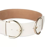 JS Jessica Simpson 2.5" Double Bucke Womens Belt