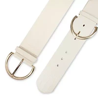 JS Jessica Simpson 2.5" Double Bucke Womens Belt