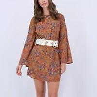 JS Jessica Simpson 2.5" Double Bucke Womens Belt