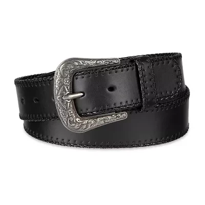 JS Jessica Simpson 1.5" Stitched Western Womens Belt