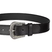 JS Jessica Simpson 1.5" Stitched Western Womens Belt