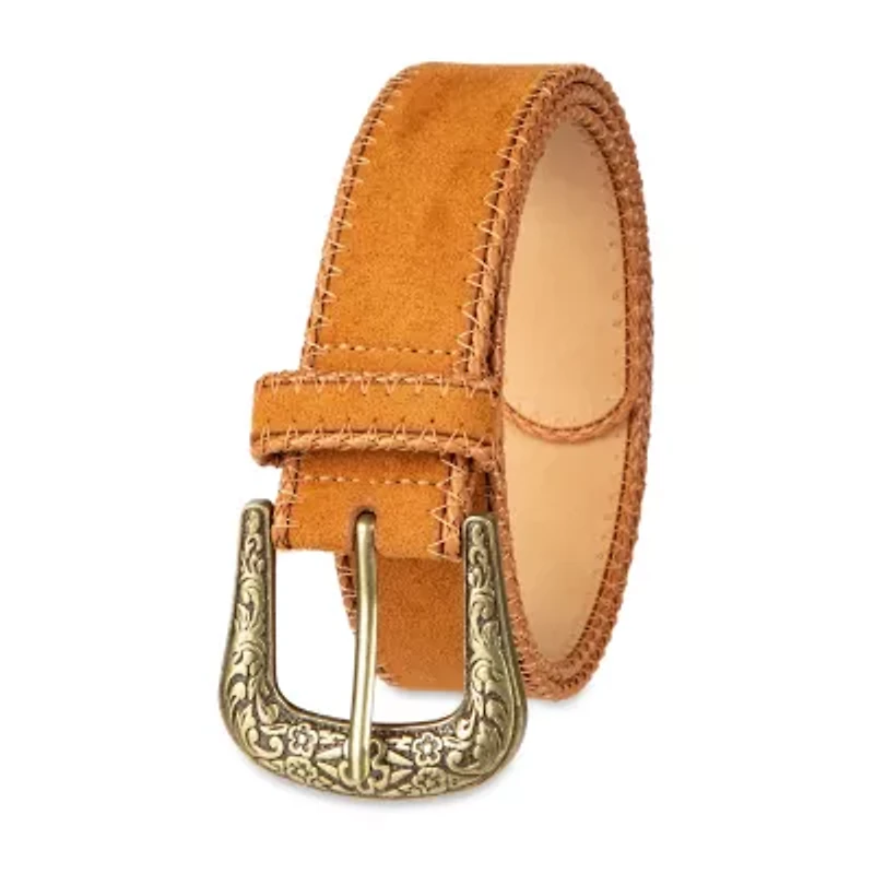 JS Jessica Simpson 1.5" Stitched Western Womens Belt