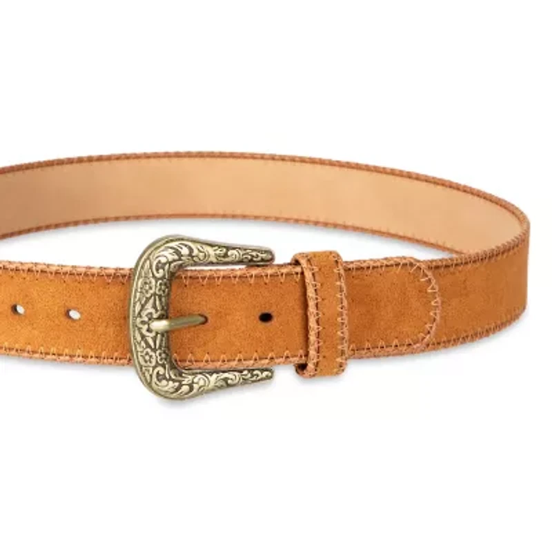 JS Jessica Simpson 1.5" Stitched Western Womens Belt