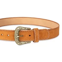 JS Jessica Simpson 1.5" Stitched Western Womens Belt