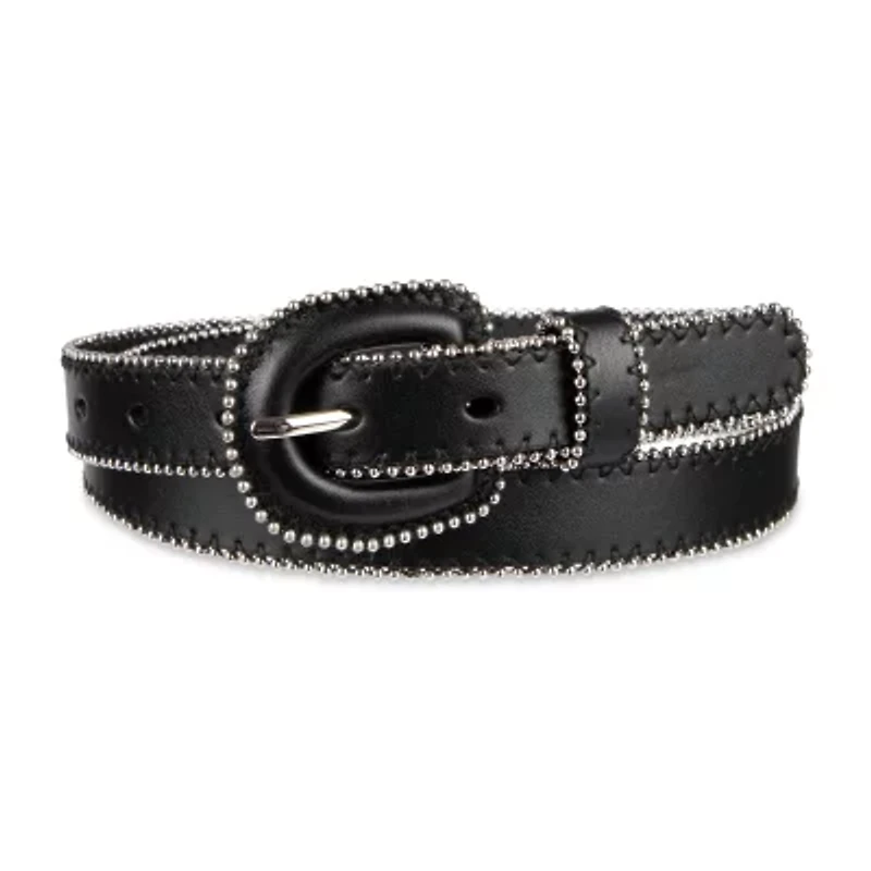 JS Jessica Simpson 1" Ball Chain Covered Womens Belt