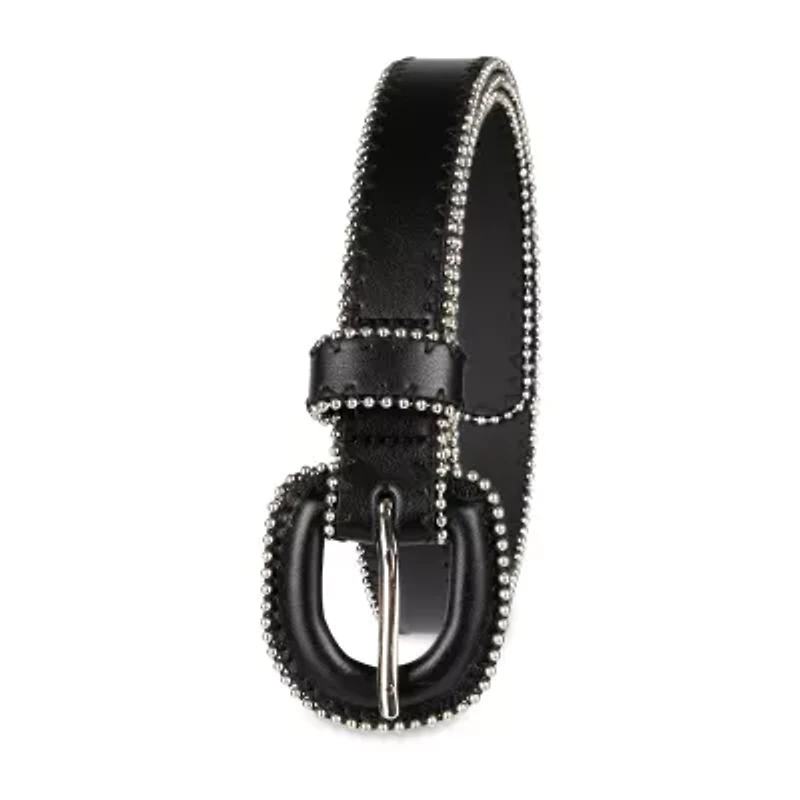 JS Jessica Simpson 1" Ball Chain Covered Womens Belt