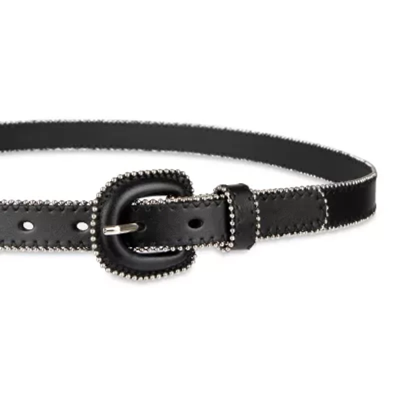 JS Jessica Simpson 1" Ball Chain Covered Womens Belt
