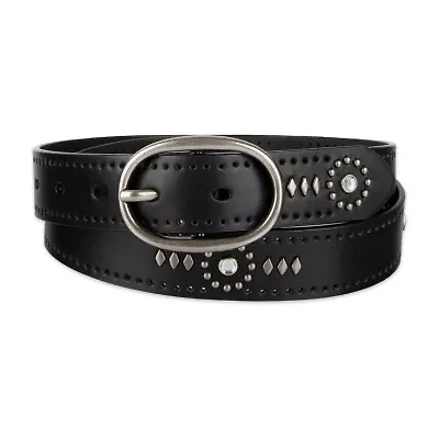 JS Jessica Simpson 1" Jewled Centerbar Womens Belt